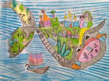 Трушкина Ульяна, 5л. Чудо-Юдо рыба кит БДОУ г. Омска ДС № 66 комбинированного вида